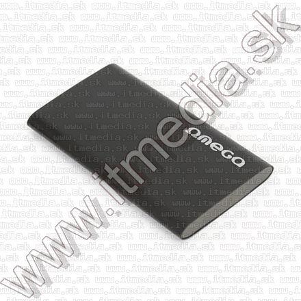 Image of Omega Slim Powerbank Li-Po 5000mAh Black (42157) (IT10825)